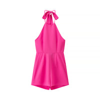 Rose | halter neck romper