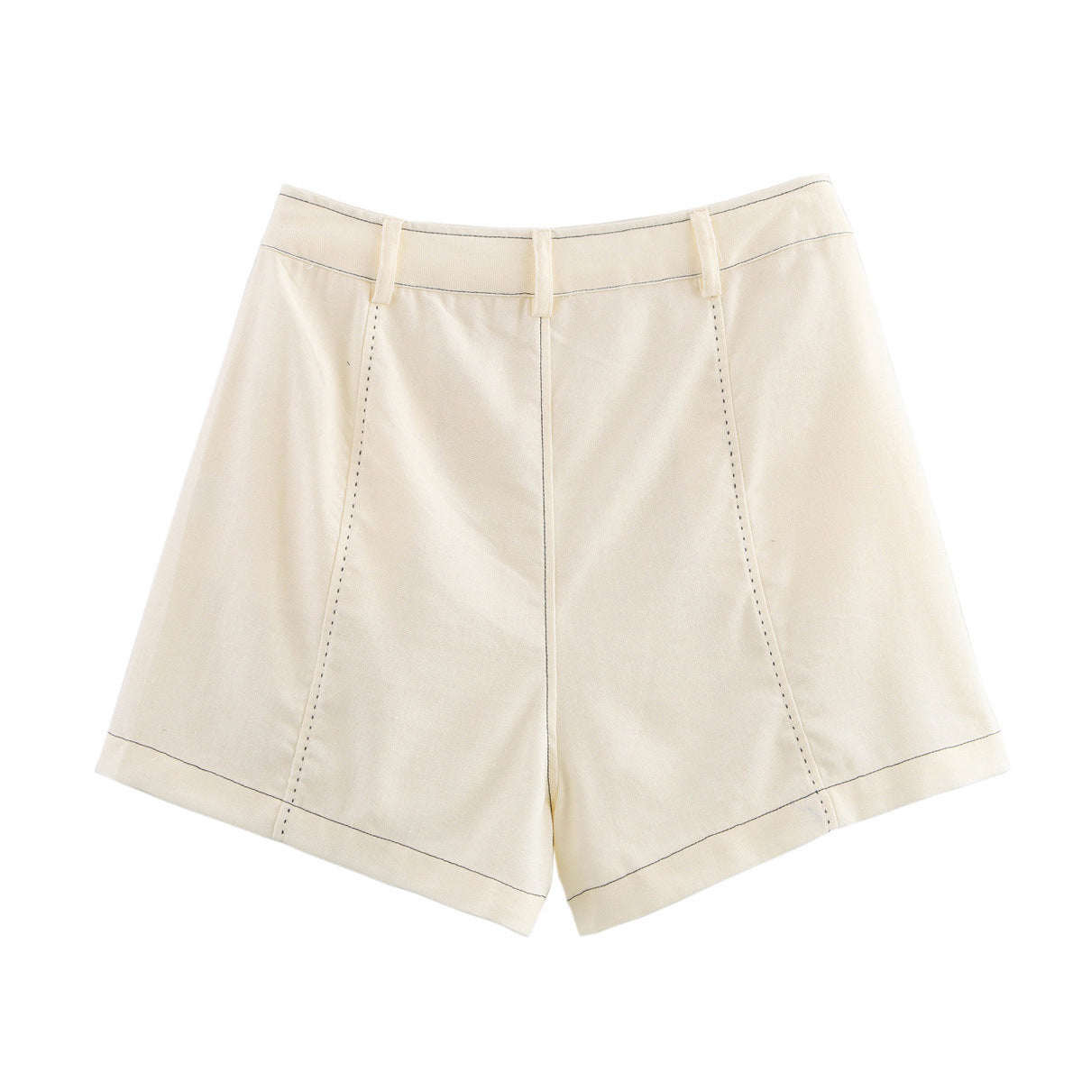 Beatrice | white denim shorts