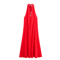 Saffron | halter neck dress