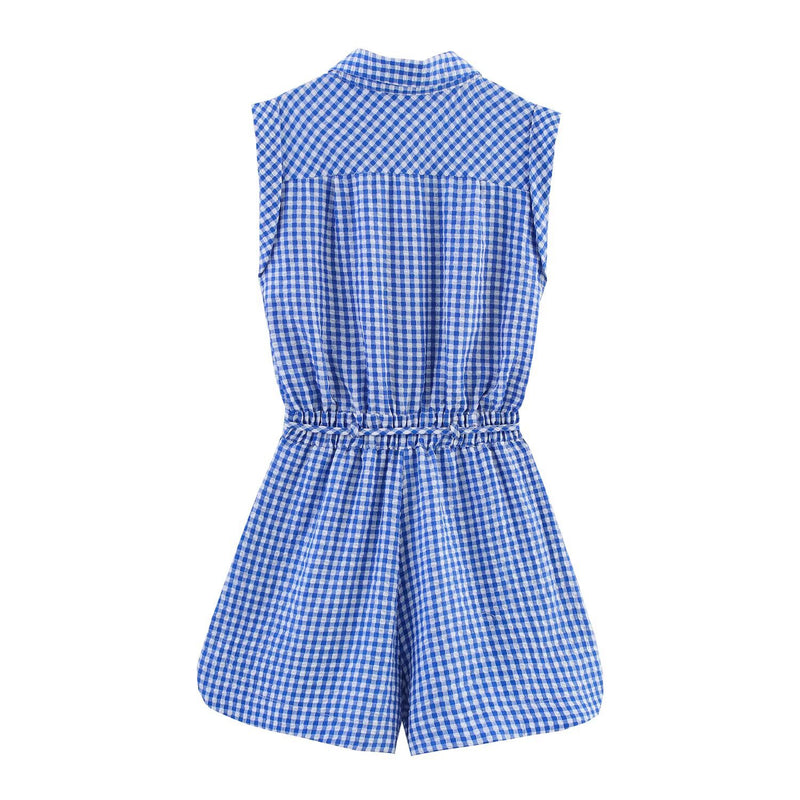 Bethany | button up romper