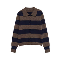 Imogen | striped knit cardigan