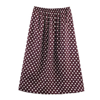 Verity | polka dot midi skirt