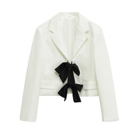 Lena | cropped white blazer