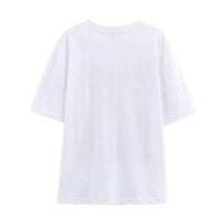 Aria | White Printed T Shirt Graphic