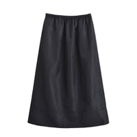 Isla | satin midi skirt