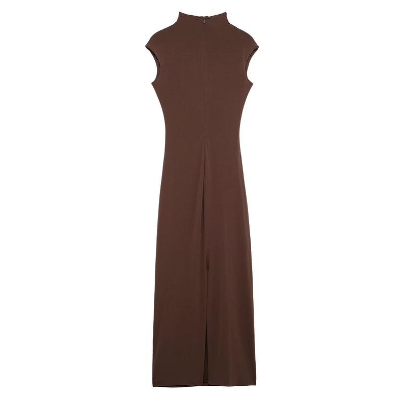 Hazel | ruched maxi dress