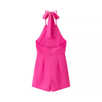 Rose | halter neck romper