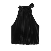 Martha | black halter top