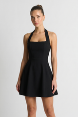 Romy | Halter Neck Sleeveless A-Line Lined Mini Dress