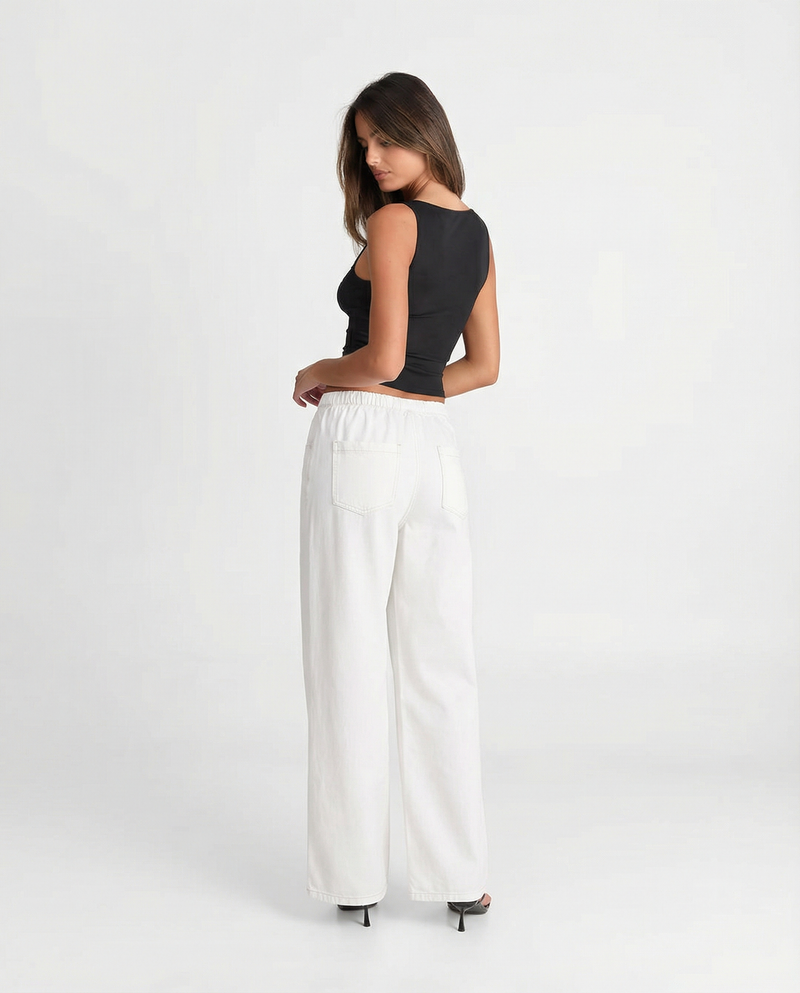 Willow | white wide leg pants