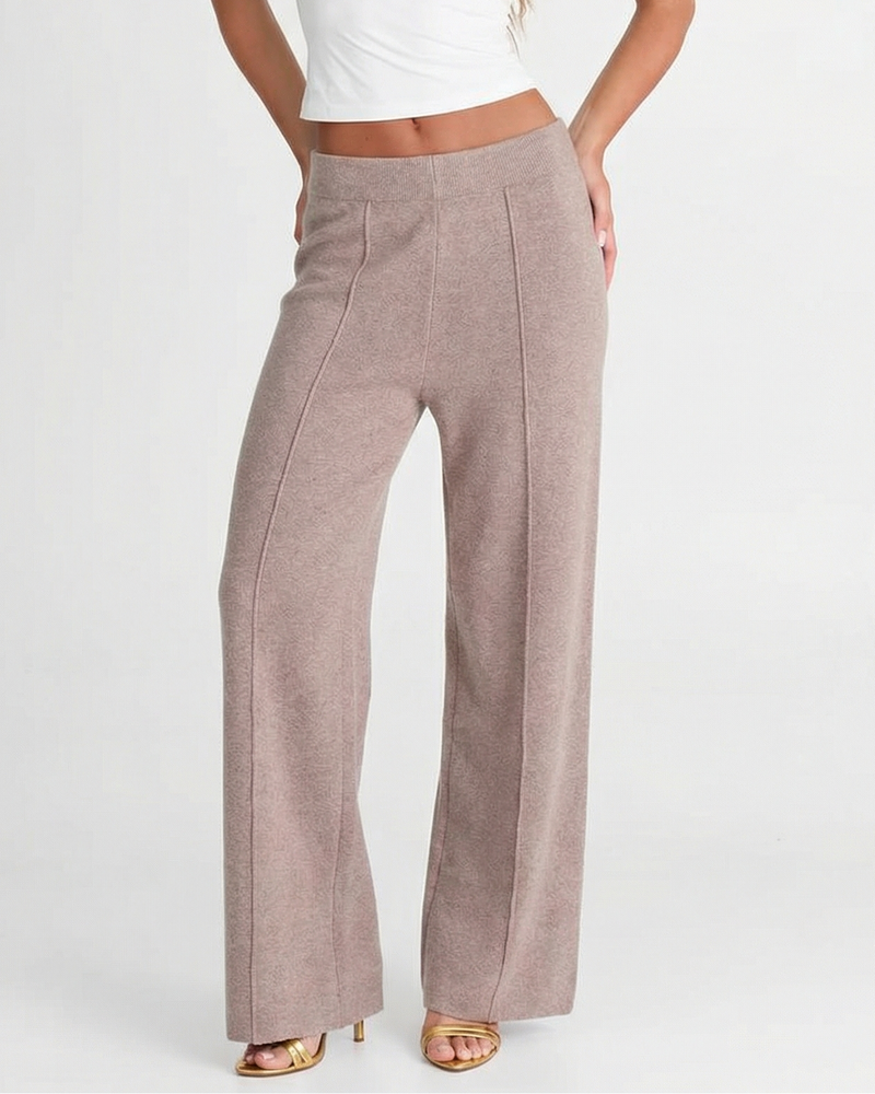 Tabitha | knitted wide leg pants