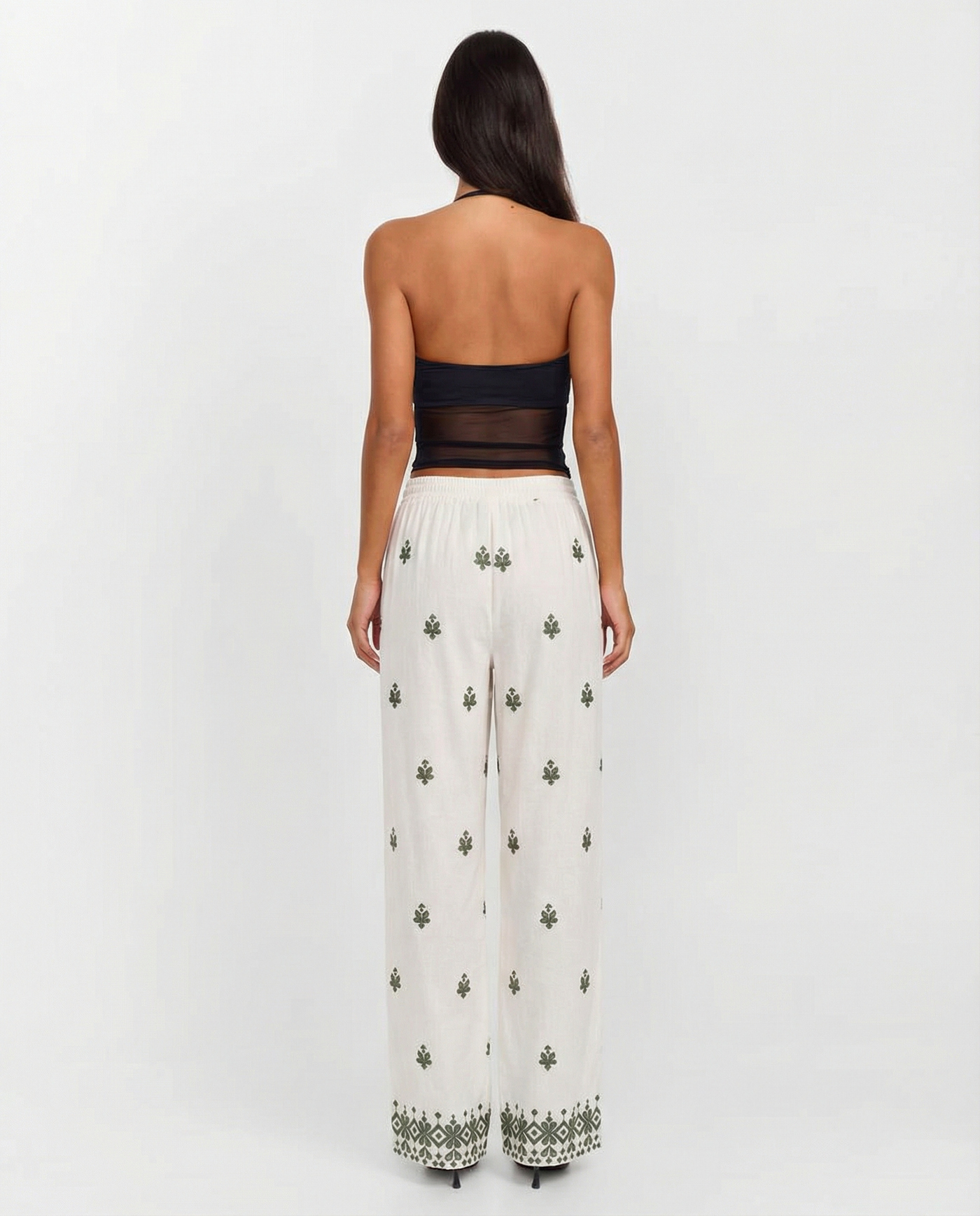 Hazel | linen wide leg pants