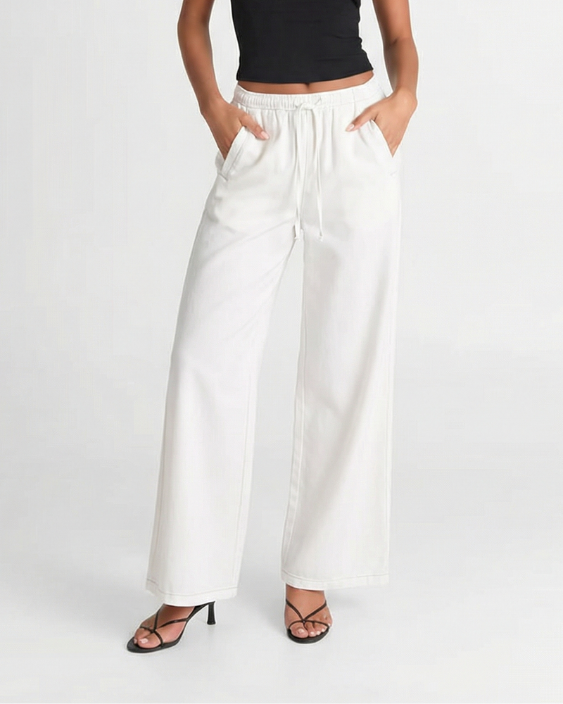 Willow | white wide leg pants
