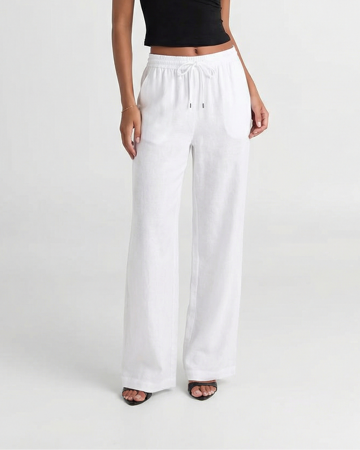 Millie | linen wide leg pants