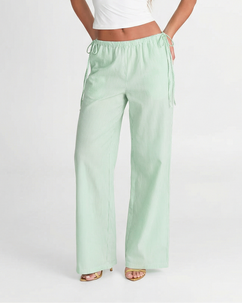 Louisa | linen wide leg pants