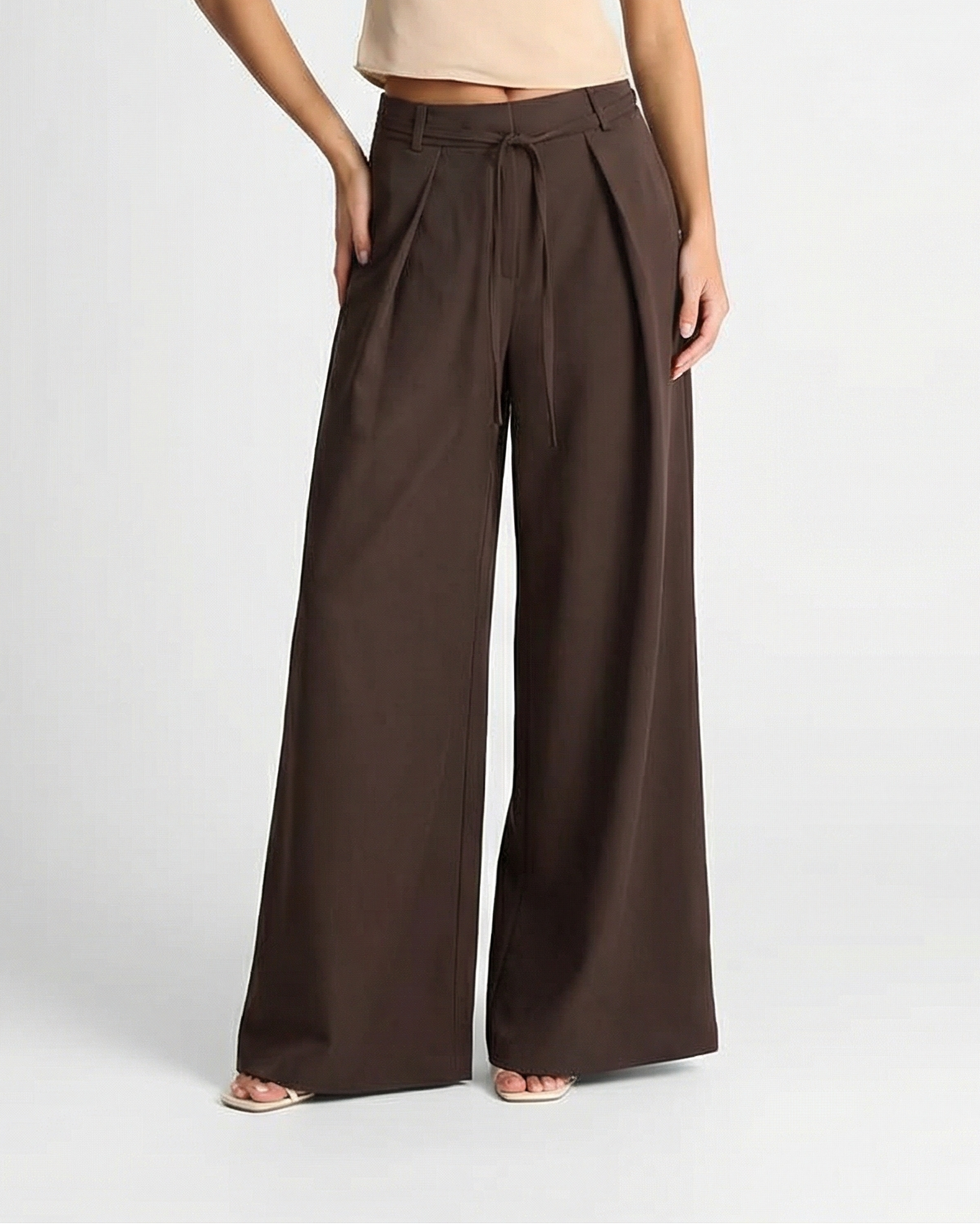 Yasmin | linen wide leg pants