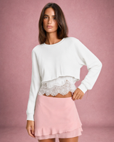 Felicity | white crop top