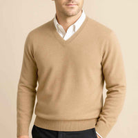 Toby | Cashmere V-Neck Knit Jumper